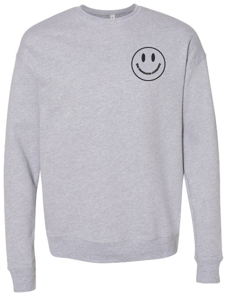 awesome co pocket smiley crewneck sweater — The Awesome Company